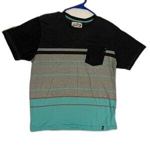Seven7 Teal and Gray T-Shirt